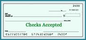 checks accepted